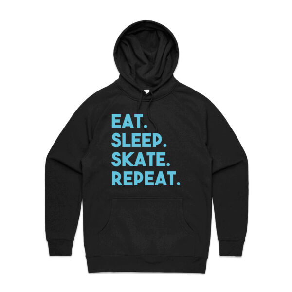 SkateFit Hood (no zip) - EAT. SLEEP. SKATE. REPEAT. Thumbnail